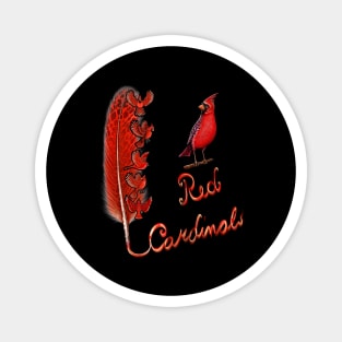 Red Cardinal bird Magnet